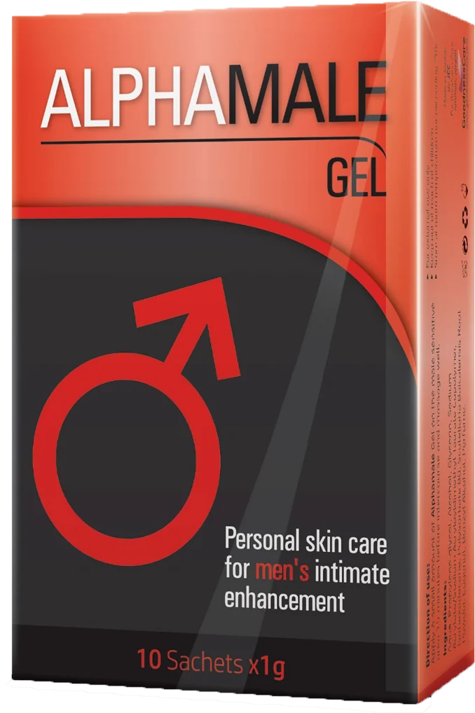 Alphamale Gel box of 10 sachets of 1 g